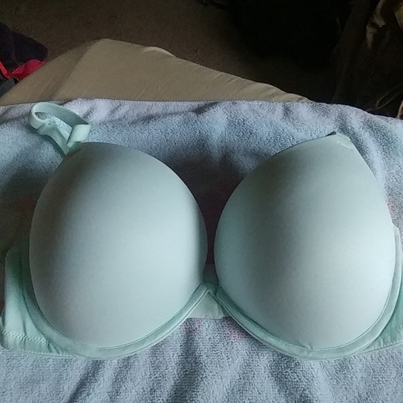 PINK Victoria's Secret Other - Baby blue bra 36 D super push nwt
